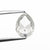 1.70ct 9.64x7.38x3.04mm Pear Rosecut 25458-06