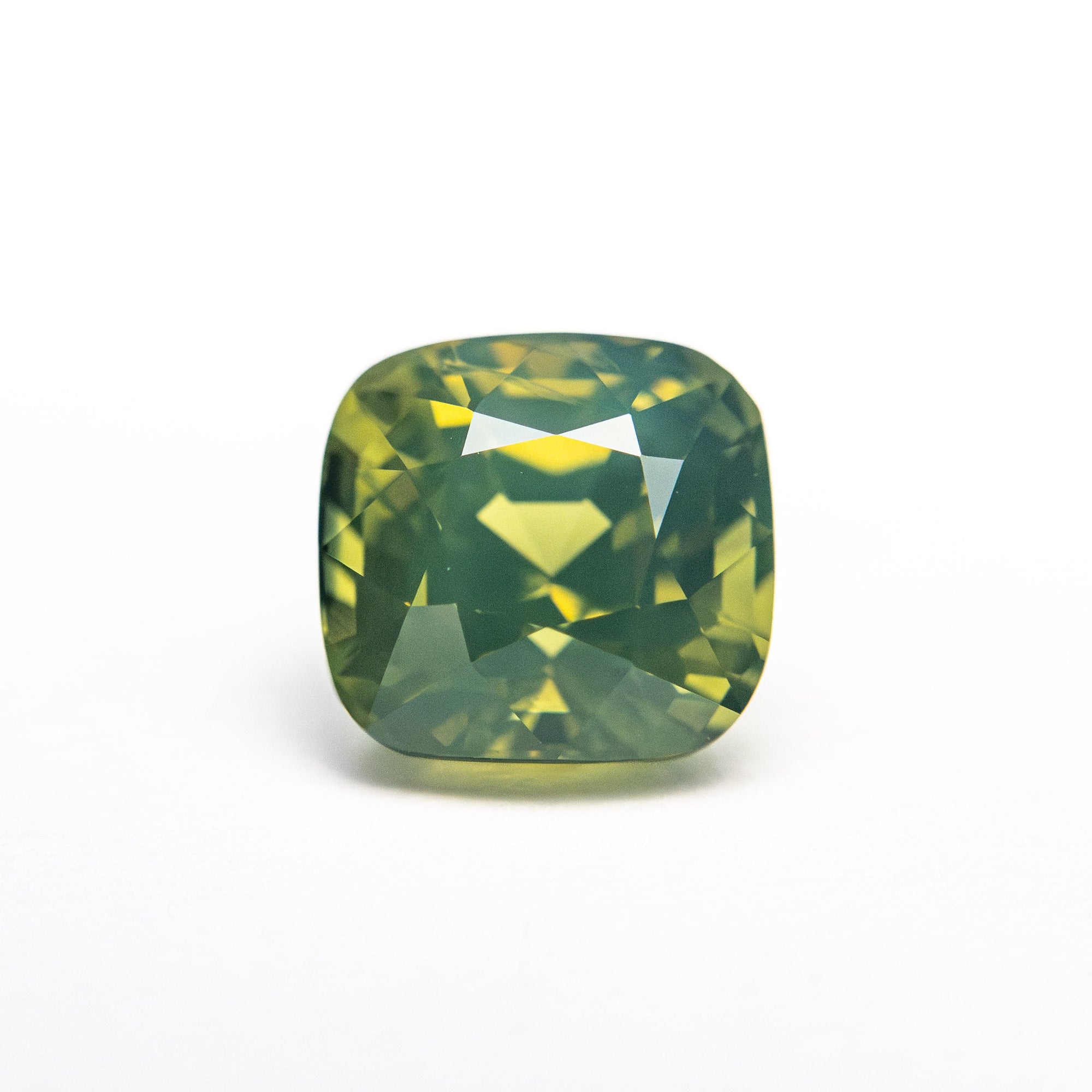 Sour Apple Heart Cut Emerald Bombe Ring