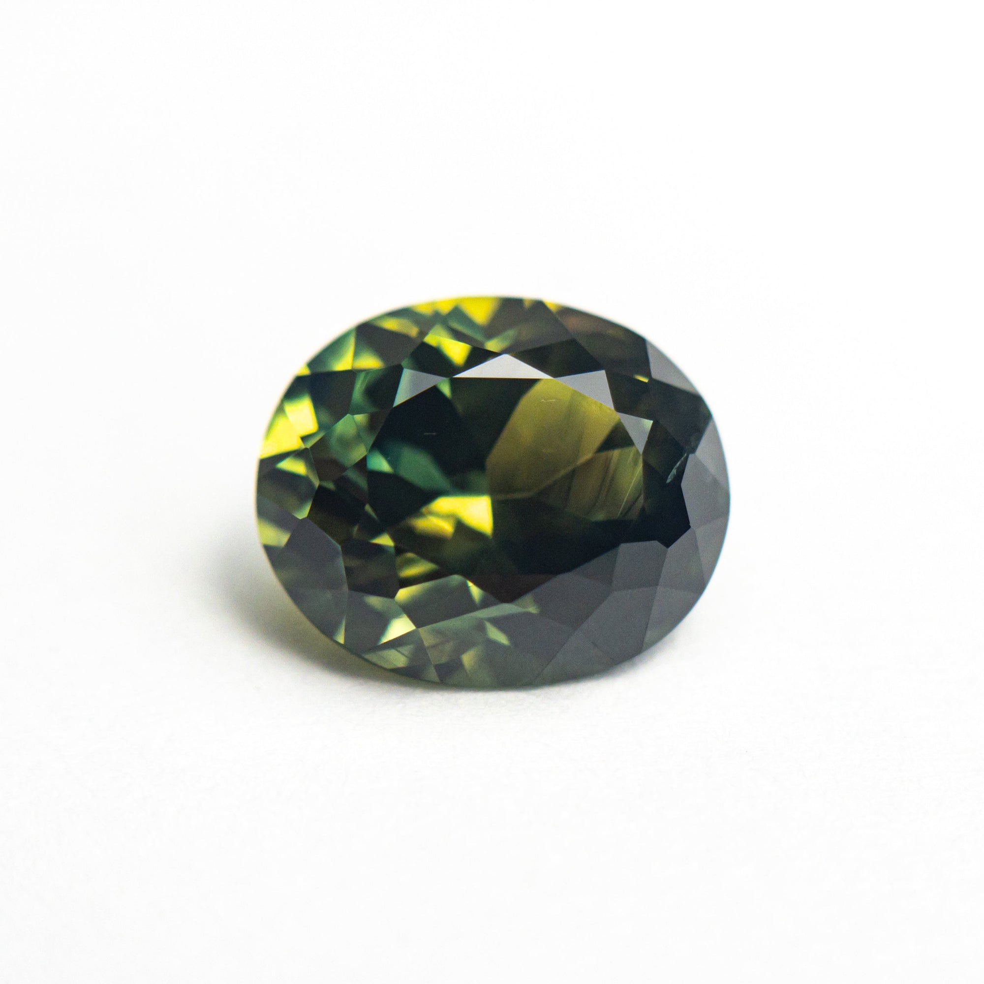 Sour Apple Heart Cut Emerald Bombe Ring