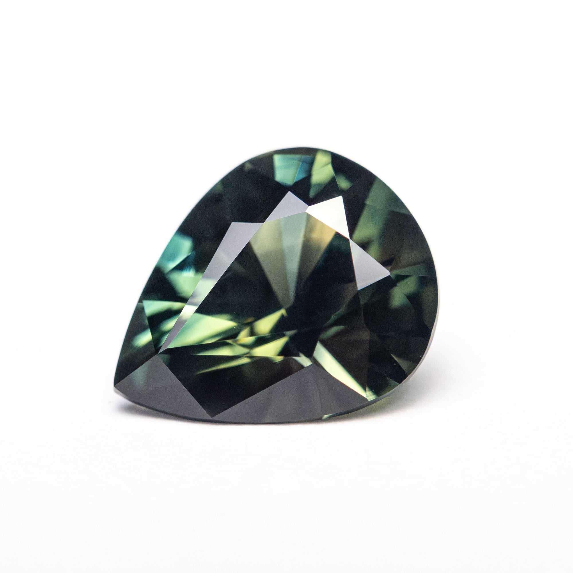 Sour Apple Heart Cut Emerald Bombe Ring