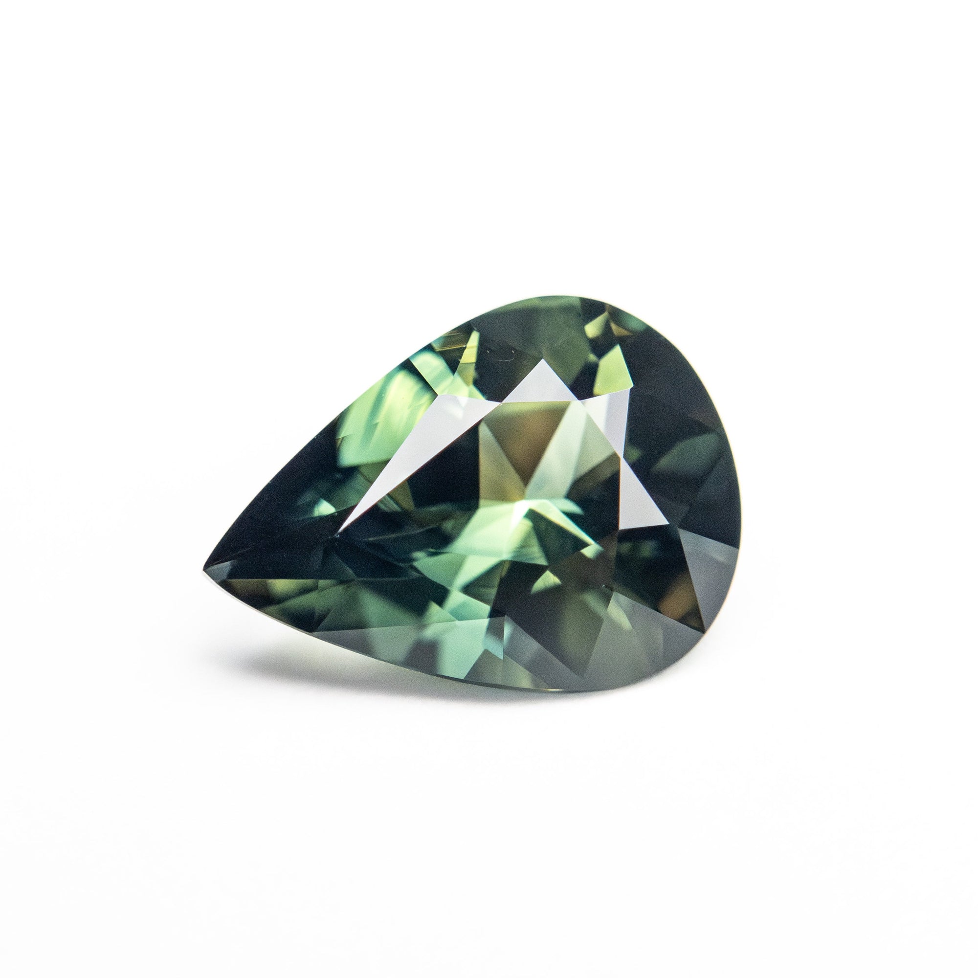 Sour Apple Heart Cut Emerald Bombe Ring