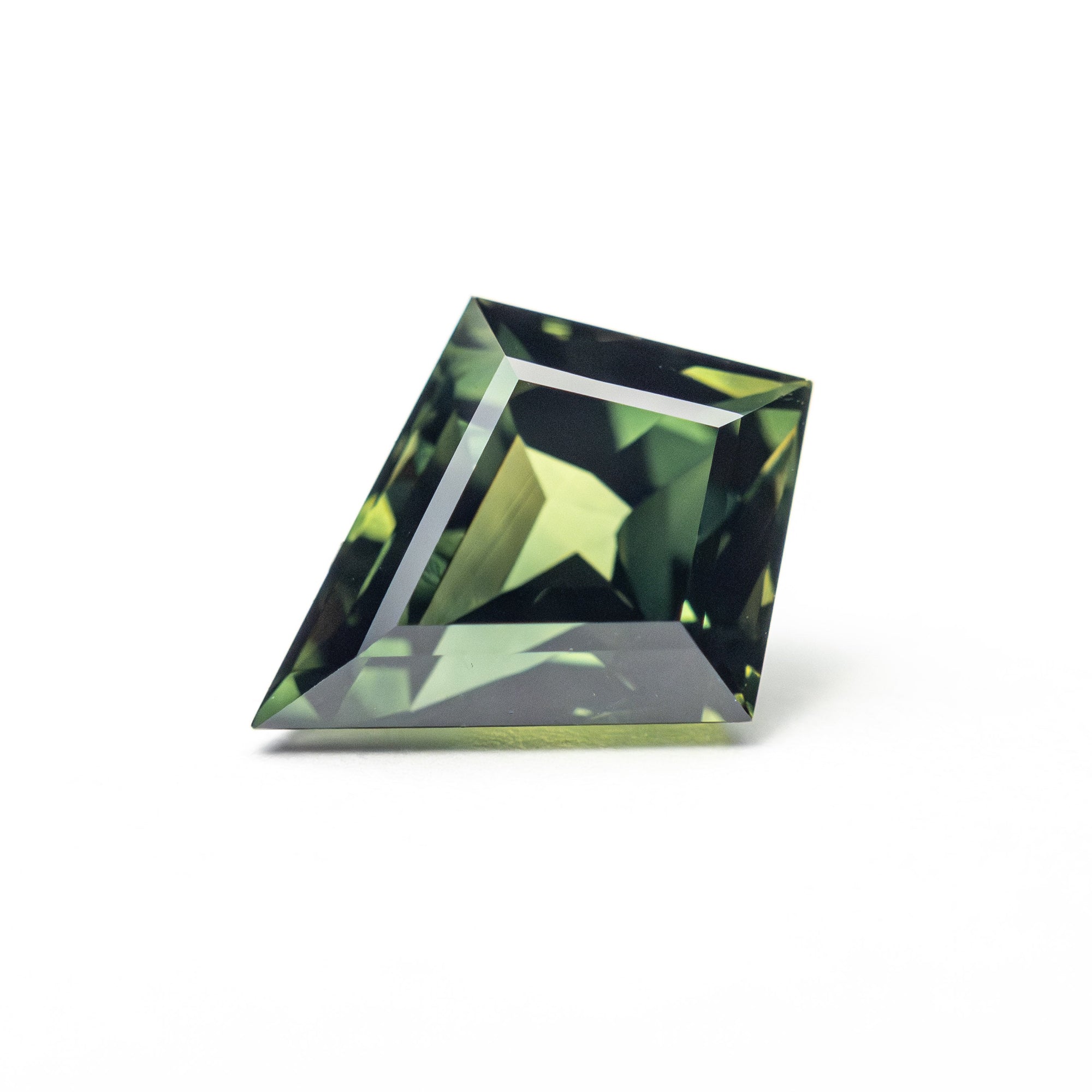 Sour Apple Heart Cut Emerald Bombe Ring