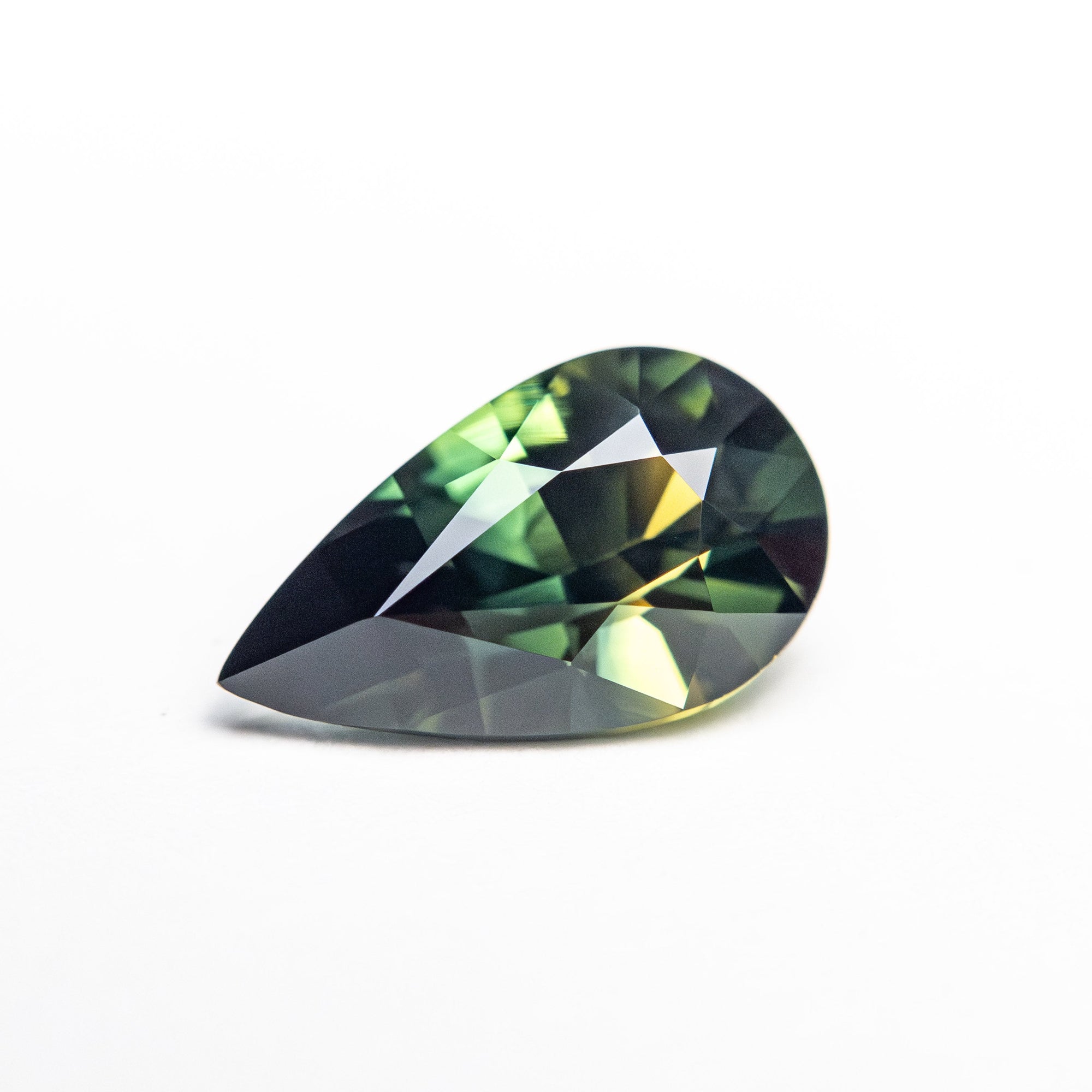 Sour Apple Heart Cut Emerald Bombe Ring