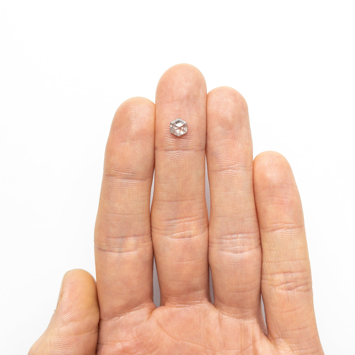 
            0.84ct 6.03x5.44x2.99mm Hexagon Rosecut 25806-22