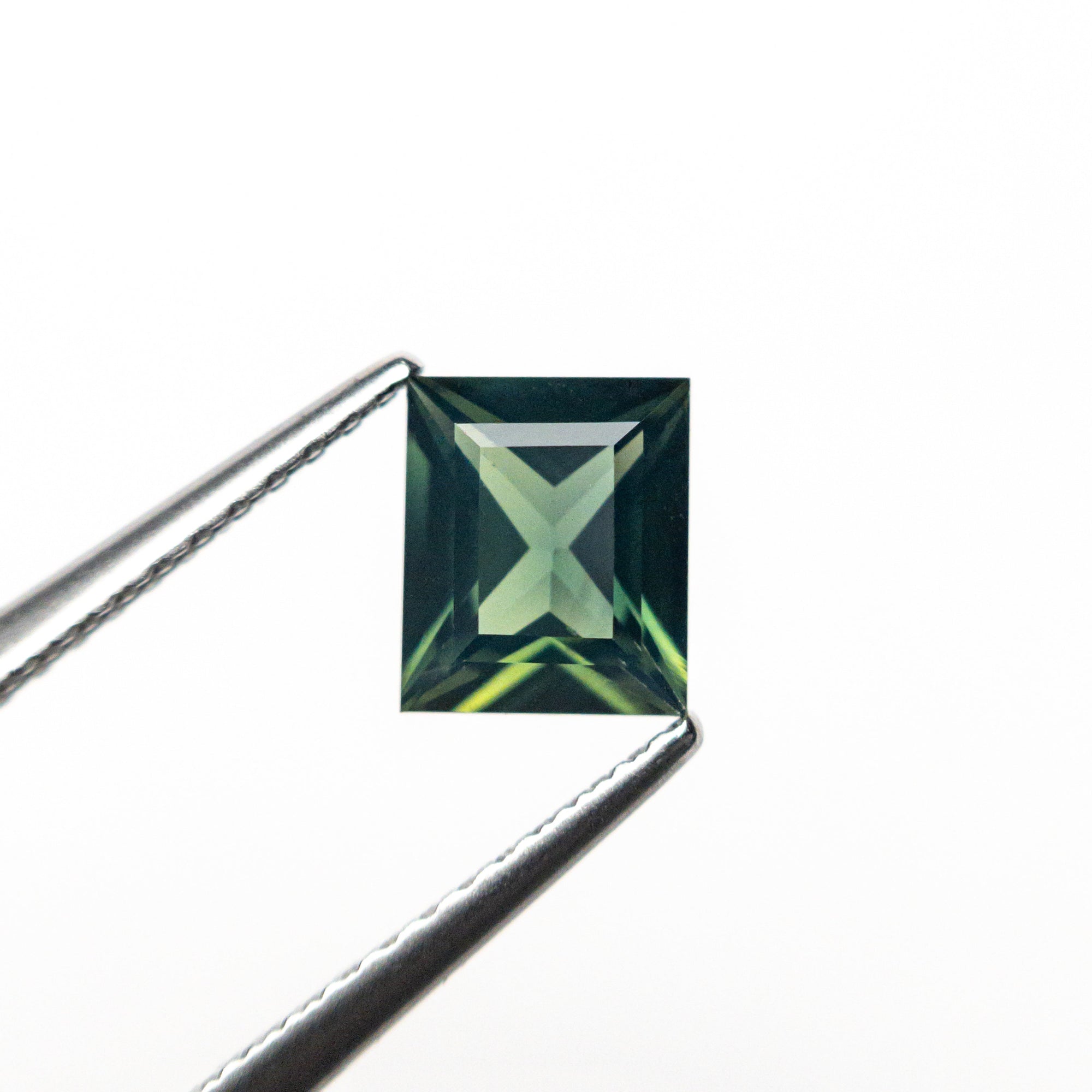 0.96ct 6.15x5.21x3.17mm Rectangle Step Cut Sapphire 26495-01