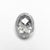 2.38ct 9.32x7.22x4.23mm Oval Double Cut 26787-31