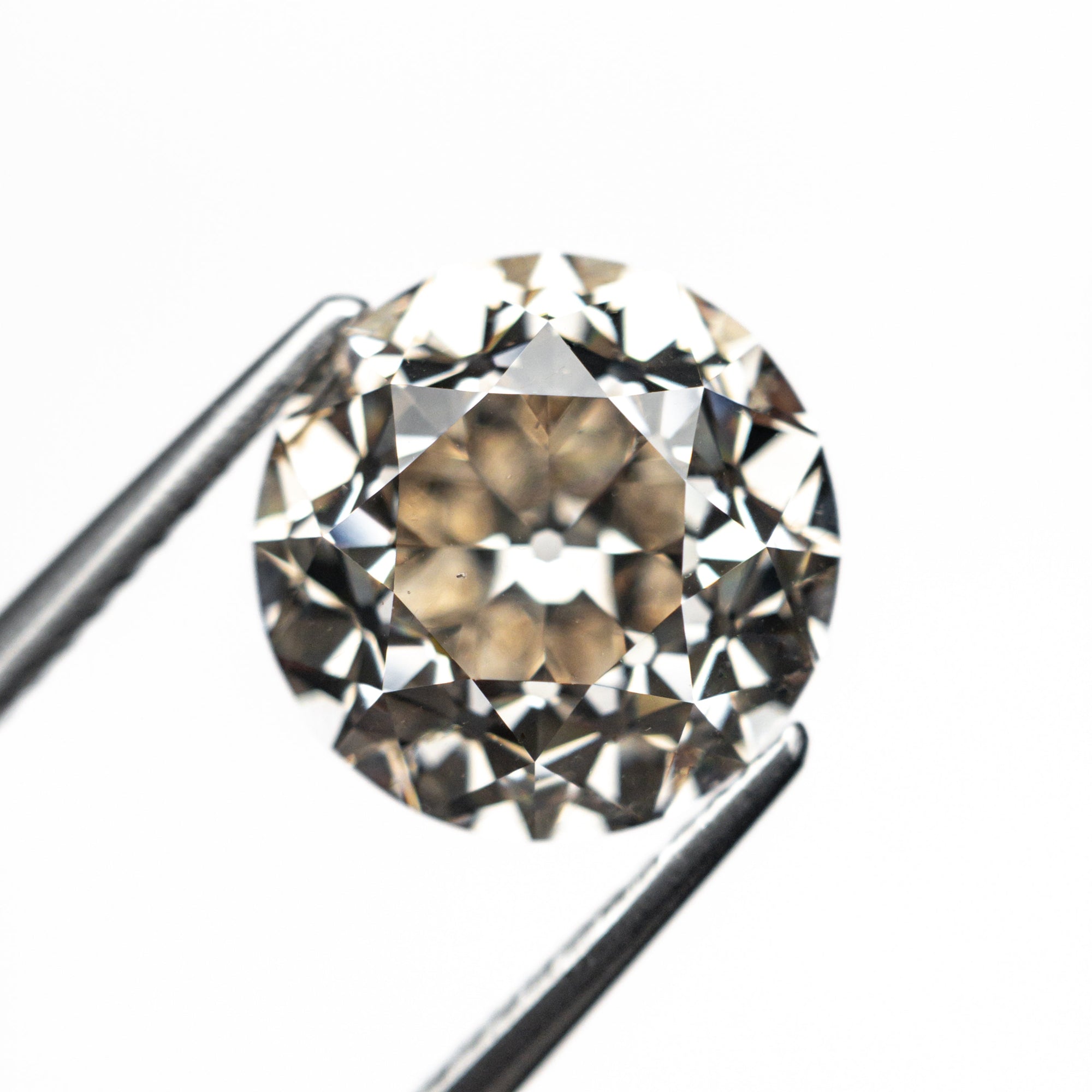 5.10ct 10.28x10.25x7.23mm SI1 C3 Modern Antique Old European Cut 27077-01