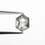 0.96ct 6.77x5.05x3.33mm Hexagon Rosecut 27538-06