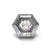 3.70ct 10.08x8.19x5.15mm Hexagon Step Cut 27539-09
