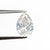 1.01ct 7.51x5.17x3.66mm Fancy White Pear Brilliant 27562-01