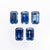 2.25cttw 5pc 5.5x3.5mm Cut Corner Rectangle Step Cut Sapphires 27722-01