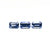 1.39cttw 3pc 5.5x3.5mm Cut Corner Rectangle Step Cut Sapphire 27725-01