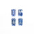 1.29cttw 4pc 5x3mm Cut Corner Rectangle Step Cut Sapphires 27727-01