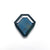 0.62ct 7.08x6.90x1.30mm Shield Portrait Cut Sapphire 27730-01