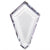 3.36ct 18.95c12.02x1.69mm Shield Portrait Cut Sapphire 27740-01