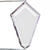 3.36ct 18.95c12.02x1.69mm Shield Portrait Cut Sapphire 27740-01
