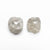 2.93cttw 2pc 7.62x6.84x3.59mm 7.44x6.37x2.96mm Polished Raw Diamond Matching Pair 🇨🇦 27969-01