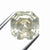 5.51ct 9.76x9.75x6.75mm GIA I1 Fancy Greyish Greenish Yellow Cut Corner Square Step Cut 28026-01