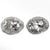 2.92cttw 2pc 8.66x6.67x3.02mm 8.39x6.40x3.09mm Polished Raw Diamond Matching Pair 🇨🇦 28178-01