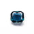 1.26ct 6.46x5.99x2.70mm Cut Corner Rectangle Rosecut Sapphire 28303-17