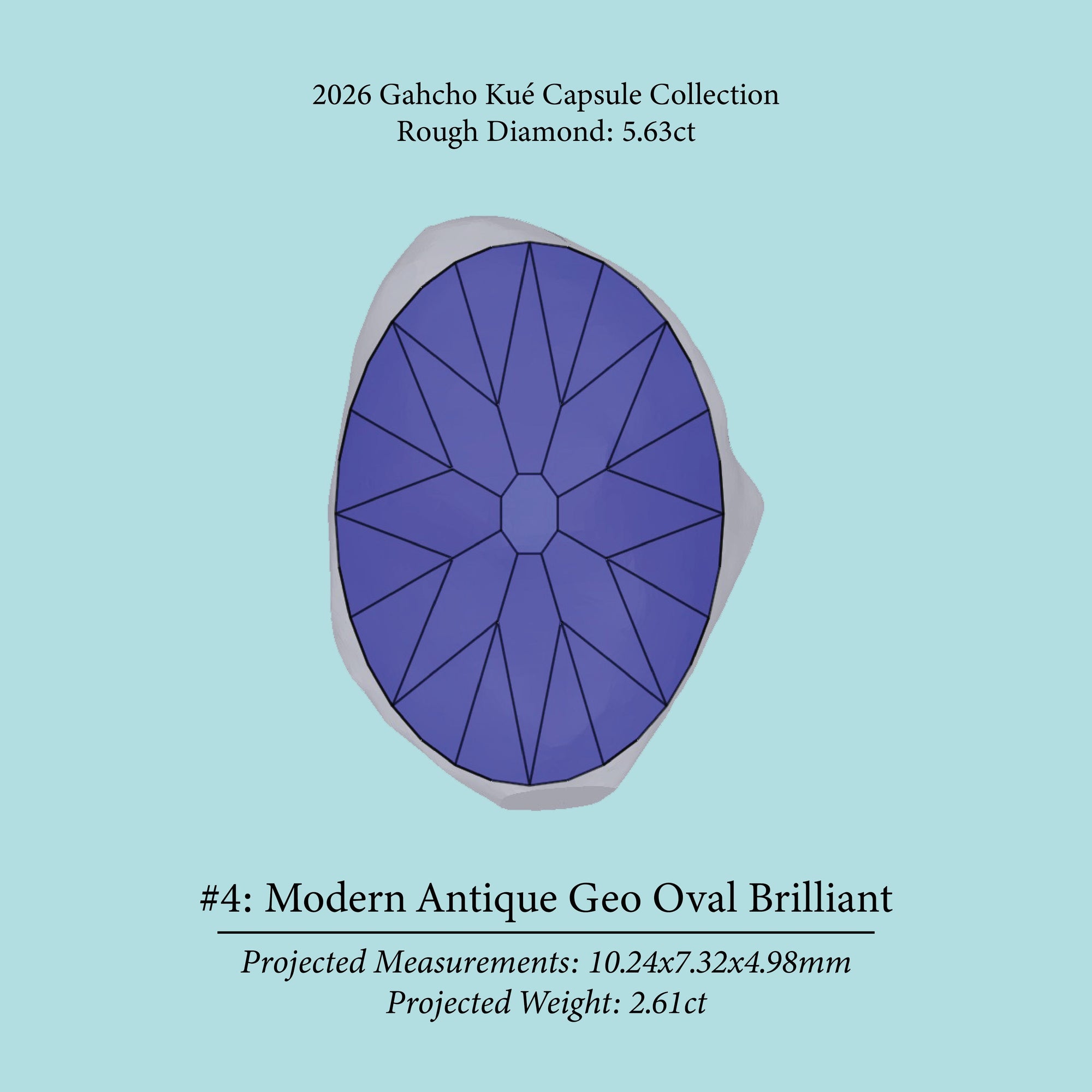 5.63ct VVS2 C2 Pre-Cut Canadian Champagne Diamond 27943
