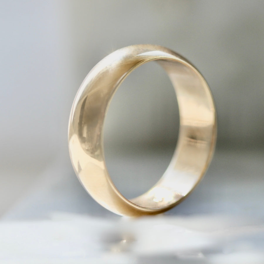 
            6mm Fritter Gold Band