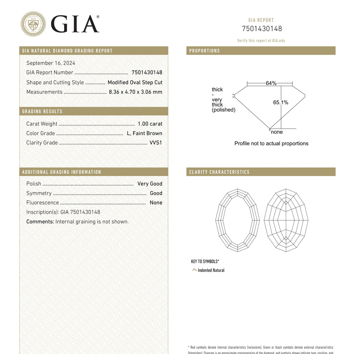 
            1.00ct 8.36x4.70x3.06mm GIA VVS1 L Geo Oval Step Cut 🇨🇦 25787-01