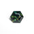 1.52ct 7.68x6.70x4.22mm Hexagon Step Cut Sapphire 25384-02