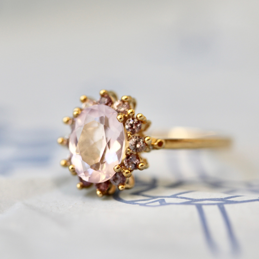 Amethyst & Sapphire Ring