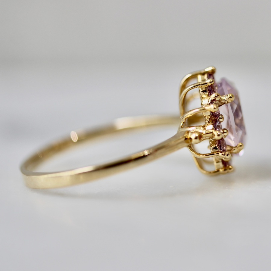 
            Amethyst &amp; Sapphire Ring