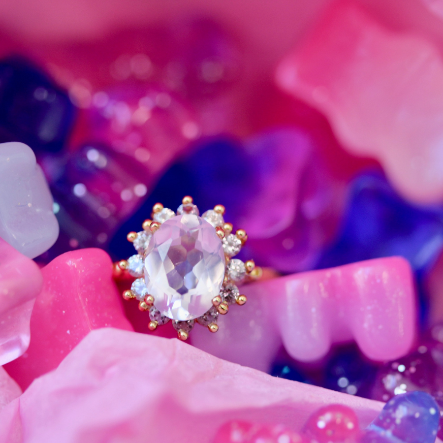 Amethyst & Sapphire Ring