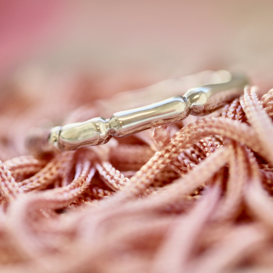 Bamboo Grande Sterling Silver Band