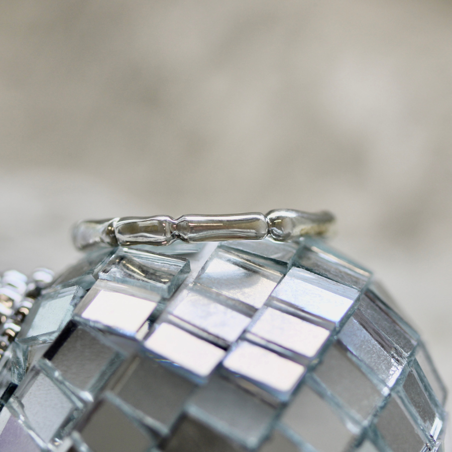 
            Bamboo Grande Sterling Silver Band