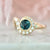 Blue Round Cut Montana Sapphire Ring