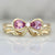 Bowtiful Pink Pear Sapphire Bow Ring