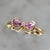 Bowtiful Pink Pear Sapphire Bow Ring