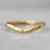 Celeste Star Engraved Curved Diamond Band