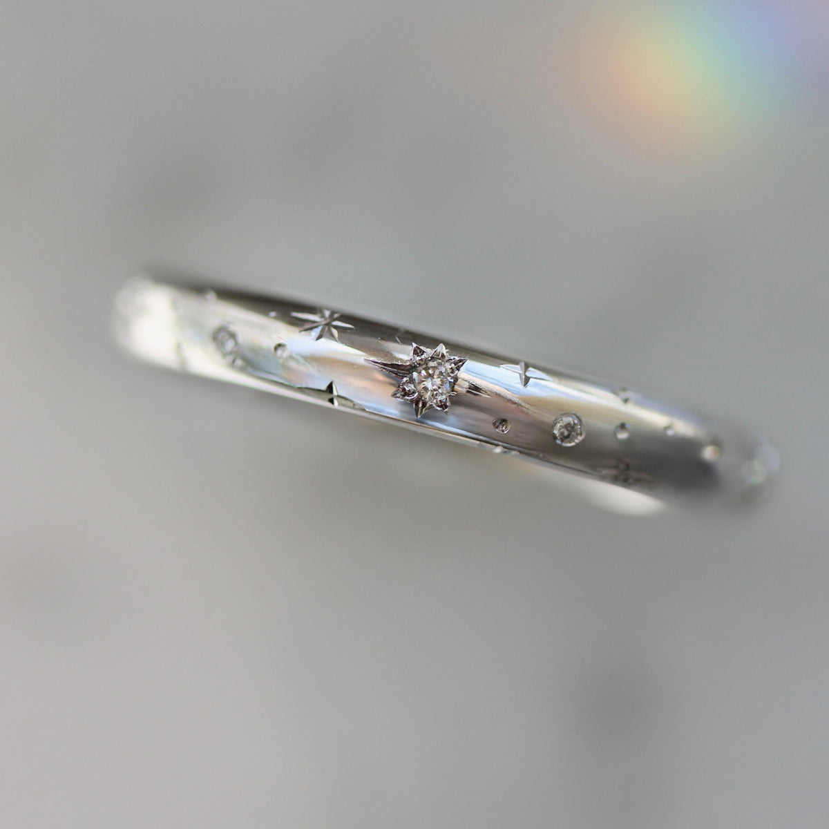 
            Celeste Major in White Gold 