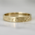 Engraved Celestial Gold Band
