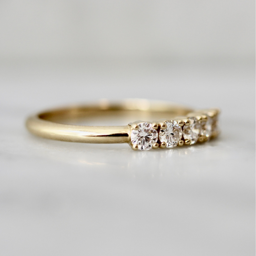 Five Stone Diamond Band