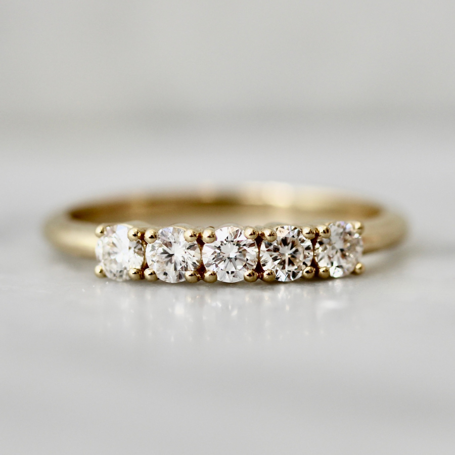 Five Stone Diamond Band