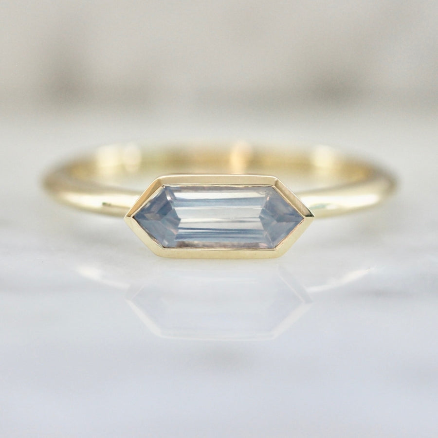 
            French Quarter Hexagon Sapphire Ring