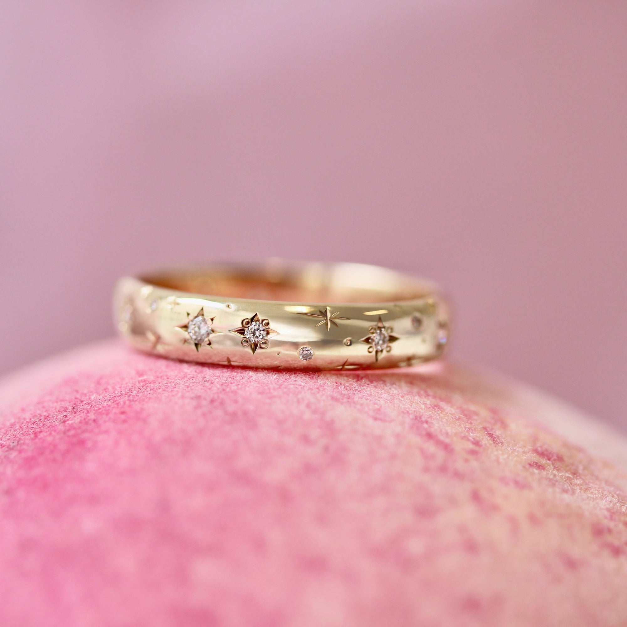 Gem Breakfast Celeste Rising Ring in 4mm