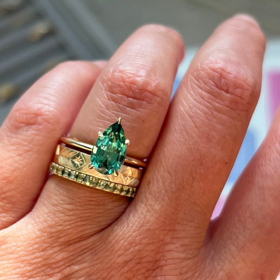 Green Tourmaline Ring