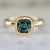 Hartford Teal Cushion Cut Sapphire Ring