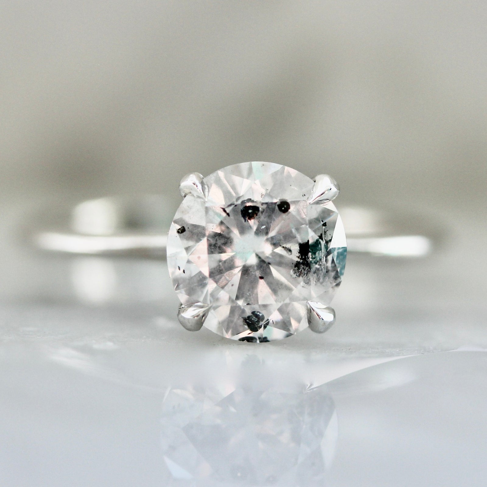 3441 - Salt and Pepper Stella in White Gold