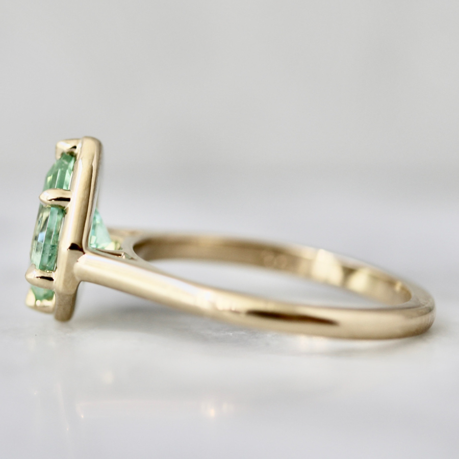 
            Kite Cut Kornerupine Ring