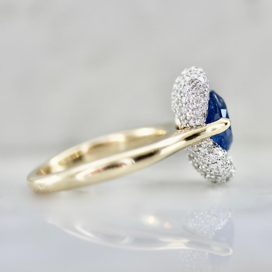
            Magnum Opus Blue Oval Cut Sapphire Ring