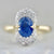 Magnum Opus Blue Oval Cut Sapphire Ring