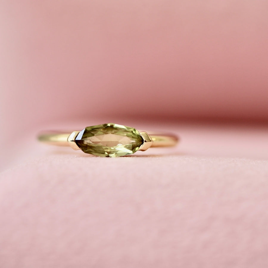 Marquise Cut Chrysoberyl Ring
